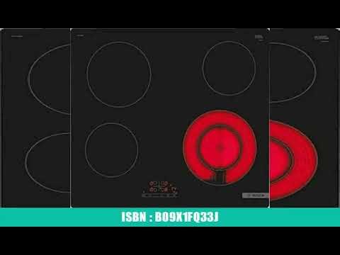 Vitro Bosch PKF611BB8E Table 60 cm Command Type: Front Design: Without Frame Double Zone Black