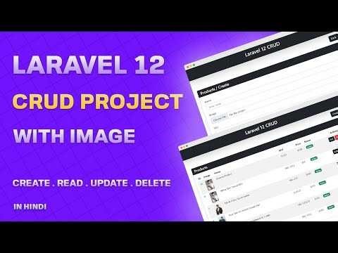 Laravel 12 CRUD Project (Create | Read | Update | Delete) | Image Upload | PHP Tech Life Hindi