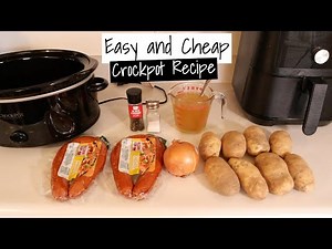 Cheap and Easy crockpot meal for the family, So Good!