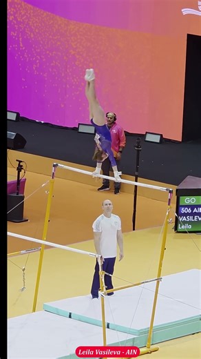 📌 Leila Vasileva (AIN) – Uneven Bars | Women’s Qualification | 2025 FIG AGWC Jakarta, Indonesia