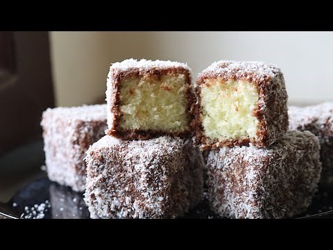 lamington cake recipe | Australian lamingtons recipe
