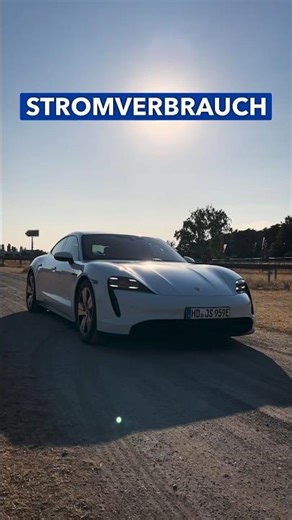 Porsche Taycan 4S - 35.000 km langzeit Stromverbrauch #shorts
