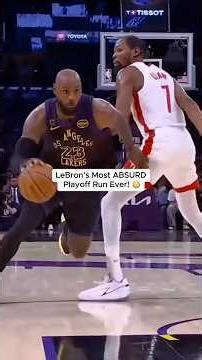 LeBron’s Most ABSURD Playoff Run Ever! 😳