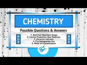 2025 Chemistry Questions & Answers for WAEC GCE, NECO GCE & JAMB 2026 Prep