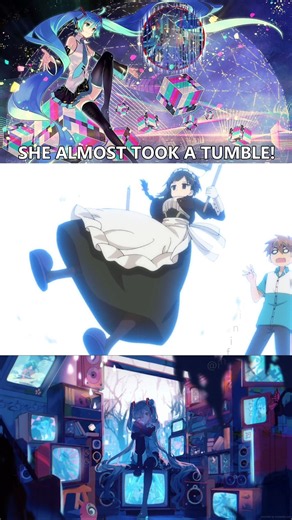 SHE ALMOST TOOK A TUMBLE! 😅 || #anime #animeedit