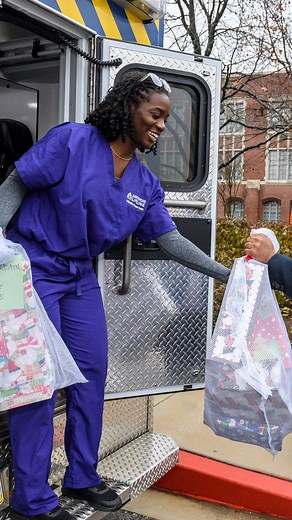 Johns Hopkins University on Instagram: "Staff, students, and faculty from across @johnshopkinsu and @hopkinsmedicine kicked off the holiday season early this week by delivering over 1,000 gifts to families and seniors in Baltimore. A big thank you to our community partners, including the Family Recovery Program, Men and Families Center, and Fort Worthington Elementary and Middle School for helping us distribute the gifts in time for the holidays. Video Description: Various clips of several peopl