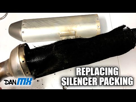 HOW TO REPLACE 4 STROKE DIRT BIKE EXHAUST PACKING | It's so easy!!