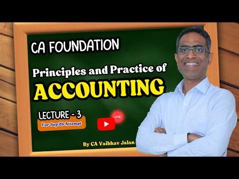 LIVE! CA Foundation ACC | Sept 2026 Attempt | Lecture 3 | Complete Course Overview