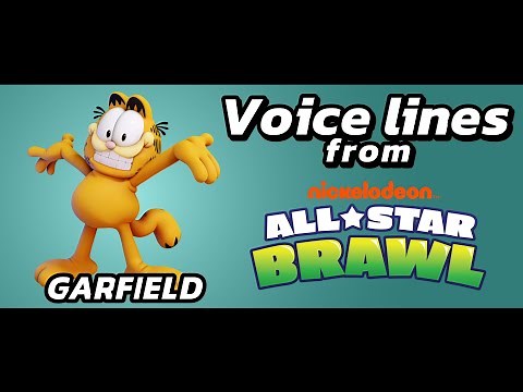 Garfield - Voice Lines from Nickelodeon All-Star Brawl