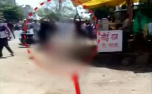 Mob justice in Bengaluru: Man tied to pole and beaten up