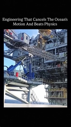 How This Machine Stays Stable in Crazy Ocean Waves 🤯⚙️#engineering #trending #shorts #ytshorts #yt
