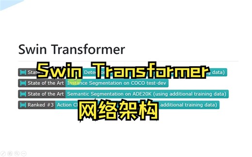 Swin Transformer网络架构