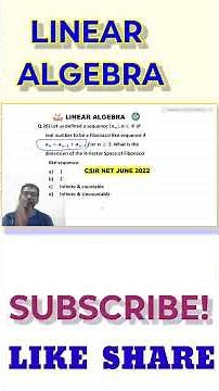 26 dimension of Fibonacci series | What is the dimension of the R-Vector Space of Fibonacci sequence