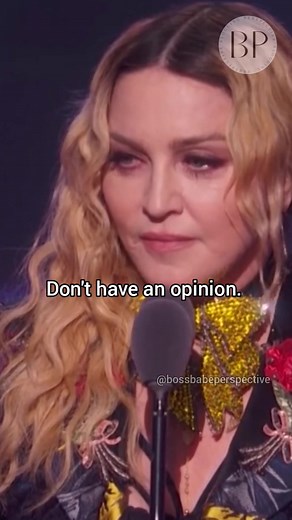 One of the most inspiring women empowerment speeches ever. Do you agree with @madonna ? ♥#womenempowerment #independentwoman #womenpower #empowerment