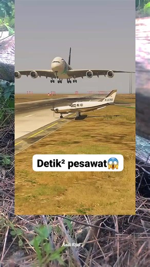 9.9K views · 27 reactions | Pesawat gagal landing #fyp #reels #jangkauan | Andi Rijal | Facebook