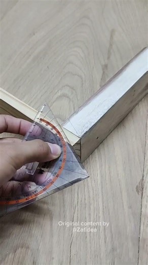 Carpenter skill set the position of wood joint angle#woodworking #woodwork #tips #carpentry #joinery