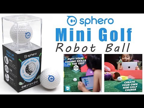 Sphero Mini Golf: App-Enabled Programmable Robot Ball - STEM Educational Toy for Kids Ages 8 & Up.