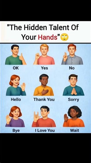 9 Hand Signs You NEED to Know 🧠✨ #viral#shorts#trending#fyp#lifehacks#handsigns#youtubeshorts#sub#yt