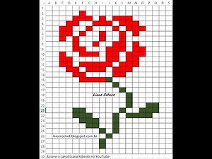 How to draw crochet charts on Excel