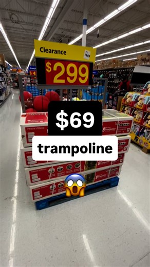 CouponCDNfam on Instagram: "🚨ONLY $69 for an 8ft enclosed trampoline at Walmart — regular $299 😱😱😱🔥 ➡️ Stock always varies by location ➡️ I zoomed in on the barcode in the video. Screenshot that and an employee can scan from your phone & check stock at nearby stores! ➡️ Please don’t ask for my location. I set you guys up for success by telling you what to look for and how to check store stock near you. Tag me if you score! 🥰 #deals #savingmoney #summer #clearance"