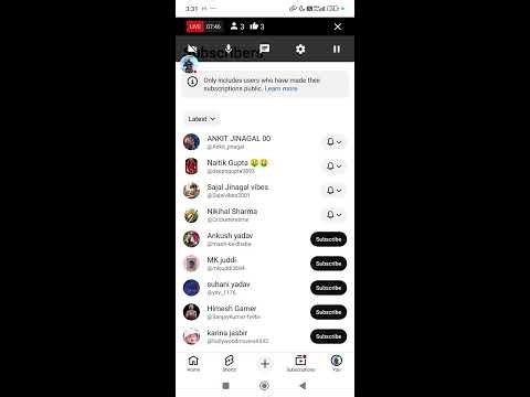 Harshit live 1K is live