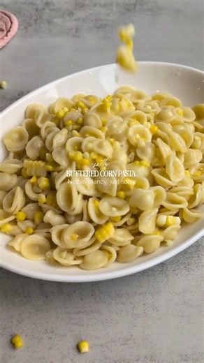 SALTY BUTTERED CORN PASTA 🌽