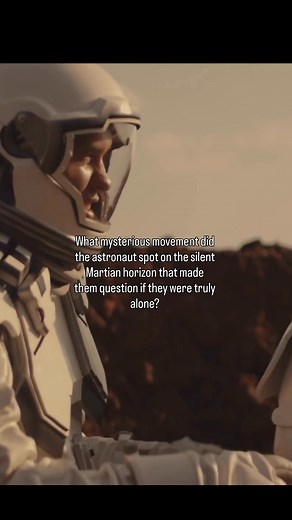 What mysterious movement did the astronaut spot on the silent Martian horizon that made them question if they were truly alone? | Future Tech