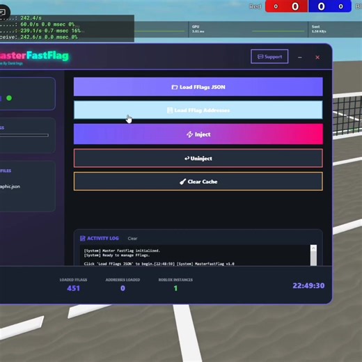 Master Fastflag in Roblox Volleyball