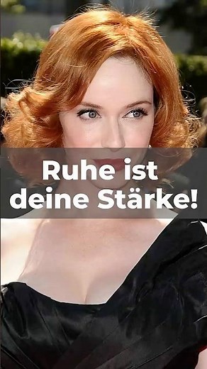 Ruhe ist deine Stärke