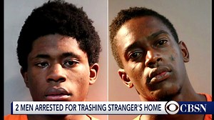 Two men arrested after partying in stranger's house