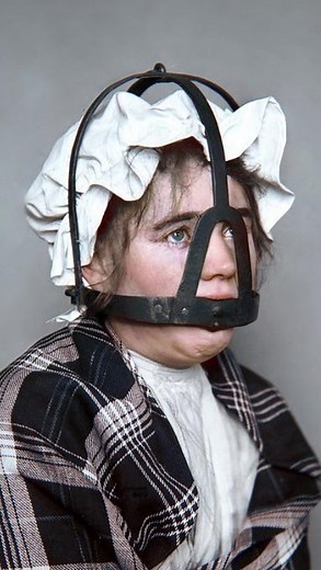 Salem Museum Of Torture on Instagram: "A scold’s bridle, sometimes called a witch’s bridle, a gossip’s bridle, a brank’s bridle, or simply branks, was an instrument of punishment, as a form of public humiliation. It was an iron muzzle in an iron framework that enclosed the head Come see and learn more about our authentic scold’s bridle on display in the museum. Open today from 10-6 #scoldsbridle #punishment #darkhistory #truecrime #medieval #torture"