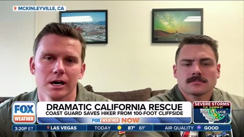 Coast Guard battles weather to rescue California hikers