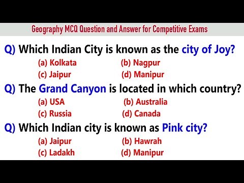 55 Geography MCQ Question and Answer for Competitive Exams | MCQ Questions on Indian rivers, lakes