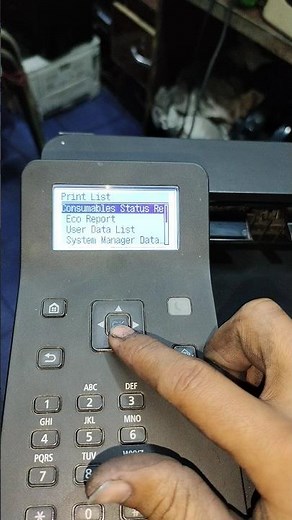 How To test Print Canon lbp226dw out put Report