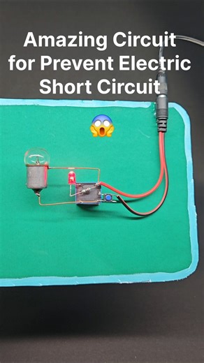 Amazing Circuit for Prevent Electric Short Circuit 😱 #circuit #shorts #ytshorts