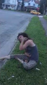 Girl got really high on drugs