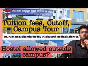 Dr Patnam Mahender Reddy Institute of Medical Sciences cutoff, tuition fees | Telangana counselling