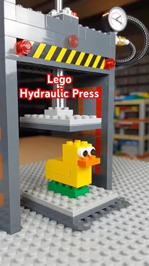 I Built a LEGO Hydraulic Press… Then This Happened 😳 #hydraulicpress #lego #legomicro