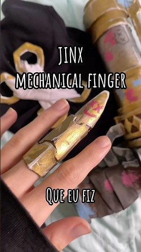 Dedo mecânico Jinx tutorial #arcane #arcane2 #jinx #clay #clayart #arcanecosplay
