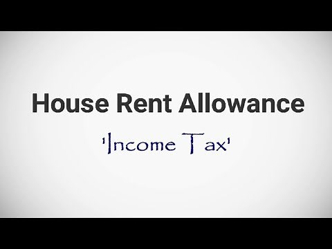 House Rent Allowance (HRA) ~ Income Tax