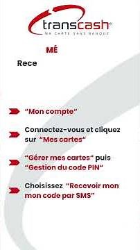 Comment retrouver votre code PIN Transcash ?