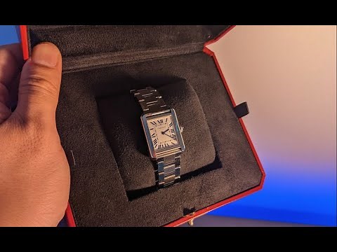 Cartier Tank Solo - How to do butterfly clasp and On Wrist