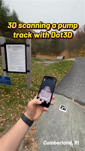 1.4K views | 3D scanning the @cumberland_pumptrack with #Dot3D! @velosolutions ✔️Easy ✔️Fast ✔️Accurate App: Dot3D Pro Hardware: iPhone 17 Pro Max Scan Time: 10 min Local Processing: 4 min # of Points: 231 million File Size: 350 MB AprilTags (loop closure): 5 | DotProduct | Facebook