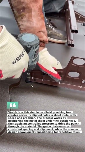 This Genius Sheet Metal Punching Trick Saves HOURS!