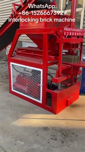 automatic interlocking soil brick making machine