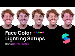 Face Color Lighting Setup - Free working file