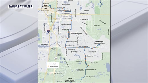 Major southern Hillsborough County water pipeline project to begin in November