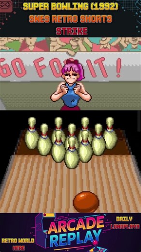 🎮 Super Bowling (1992) – SNES Retro Shorts | Strike #retroshorts #snesarchive #retrogaming #snes