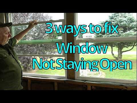 3 Ways To Fix A Window That Won't Stay Open (Double Hung Or Single Hung