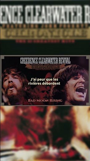 Bad Moon Rising with French lyrics!
